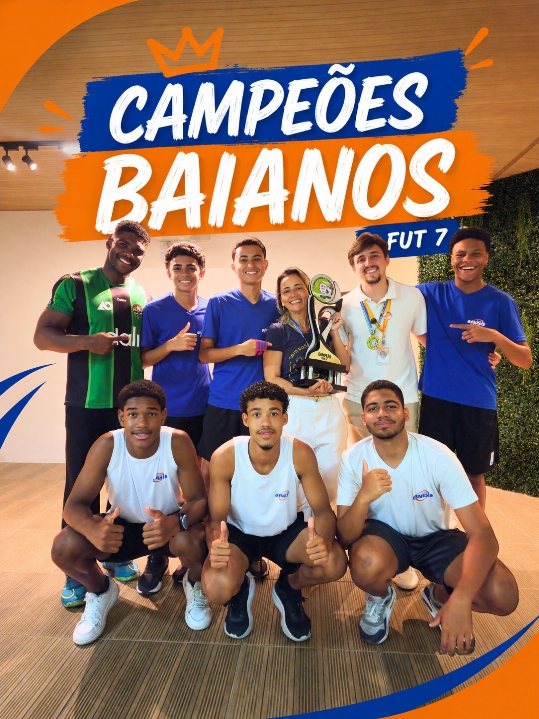Campeões baianos e invictos! 🏆⚽

A Escola Gênesis celebra com muito orgulho uma conquista histórica no esporte escolar: nossos estudantes...