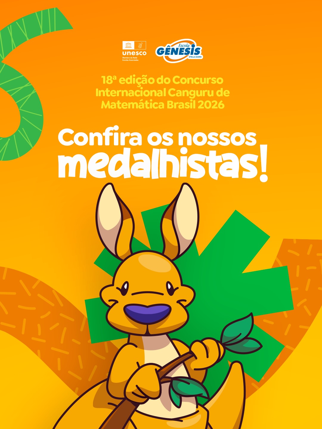 🦘🏅 PARABÉNS AOS NOSSOS MEDALHISTAS!

Com muita alegria, celebramos os nossos estudantes que se destacaram na 18ª edição do Concurso Inter...