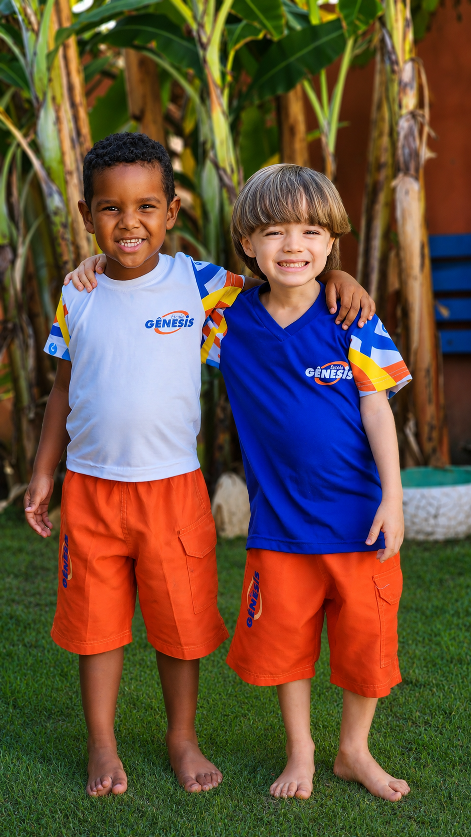 Alunos da Educação Infantil